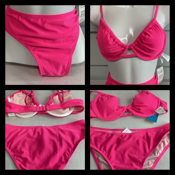 Pink two bikini. - Picture 6 of 6